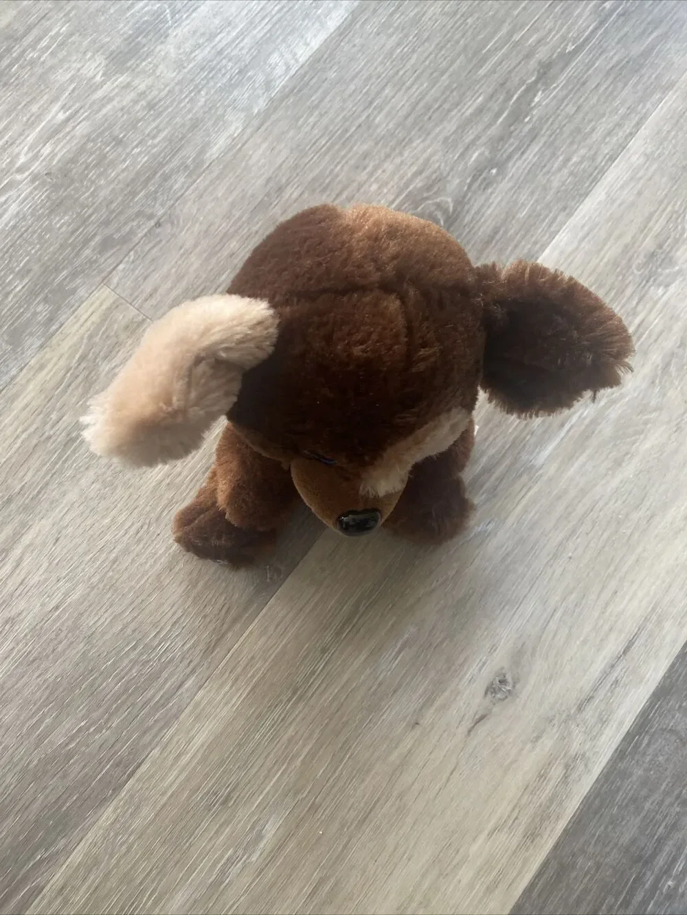 Build A Bear Brown Puppy Dog Blue Eyes Plush Stuffed Animal Toy 7